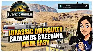 Jurassic World Evolution 3 | Jurassic Difficulty Challenge | Badlands Breeding MADE EASY