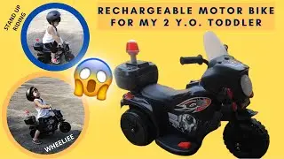 RECHARGEABLE AND AFFORDABLE MOTOR BIKE FOR KIDS