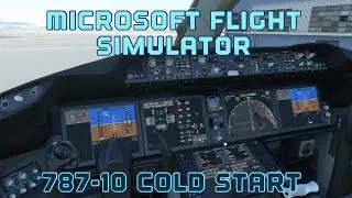 Flight Simulator (2020) 787-10 Cold Start Tutorial