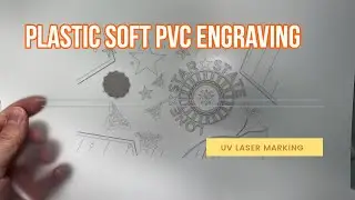 Best soft pvc and plastic uv laser marking machine from hitec laser