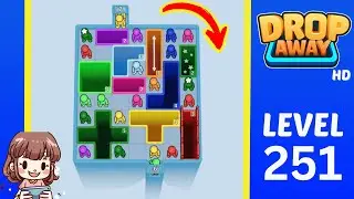 Drop Away Level 251 Solution Walkthrough