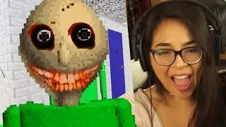 HAGO QUE MI NOVIA JUEGUE BALDI'S BASICS IN EDUCATION !! *HORROR GAME* | DeGoBooM