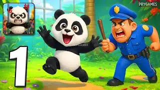 Panda Prank: Life Simulator - Прохождение игры, часть 1 - Розыгрыши в зоопарке с пандами (Android...