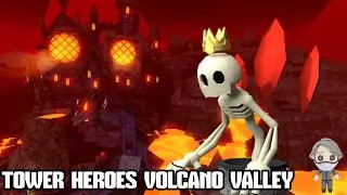 Tower Heroes Volcano Valley revamp, LIVE! (Roblox tower heroes)