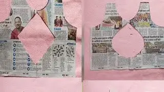 Blouse back neck beautiful design cutting #viral #video #letest 