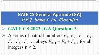 GATE CS 2023 | GA Q3: Ряд натуральных чисел F1, F2, F3, F4, F5, F6, F7,&hellip; подчиняется закону Fn+1 = Fn