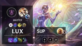 Lux Support vs Leona - KR Master Patch 11.16