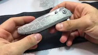 The problem with the titanium integrated custom flipper has been resolved / Knife SPA Knife Workshop