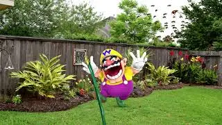 Wario Dies From a Swarm of Murder Hornets While Watering His Garden