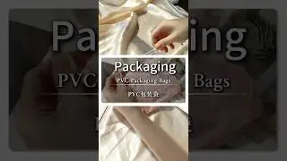 Minimal Clear PVC Ziplock Bag | Custom Packaging Solution #pvcbag #jewelrybags #highqualitybag