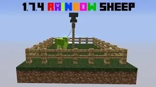 Minecraft 1.7.4 Update Features w/ Covert_Assasin RAINBOW SHEEP!!!!!