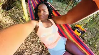 Solo Outdoor Hammock Camping/Calm Wind & Nature Relaxation ASMR #asmr #nature #camping #outdoors