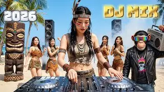🔥💥 Korean DJ Remix Party Dancing on the Beach / EDM Mix Club Banger 2026 & Bass Drop #dance #remix