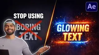 Saber Effect for Text in Adobe After Effects (Beginner Guide Tutorial)