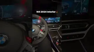 2024 BMW M4 Interior 🔥 Would you daily drive this? #bmw #m4 #practical