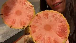 Trying Pinkglow pineapple 🍍 for the first time