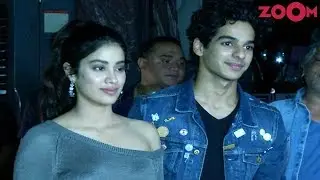 Janhvi Kapoor And Ishaan Khatter At 'Dhadak' Screening In Juhu