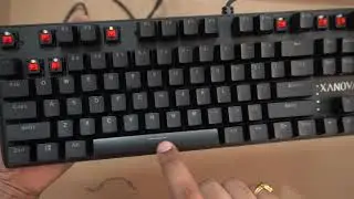 Unboxing Xanova Pulsar | Mechanical keyboard | Original Cherry MX RED | Gaming Keyboard