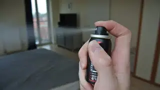 Deodorant spray sound effect stereo HQ 96kHz