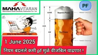 Power factor impact! केव्हीएच परिणाम व उपाय #kvahbilling #powerfactor