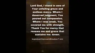 ASMR Prayer Covered by God&rsquo;s Grace and Mercy: Faith-Filled Encouragement #asmrprayer #prayer #fyp