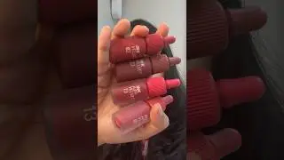 Peripera Lip Tint Swatches✨#kbeauty #shorts #makeup #liptint