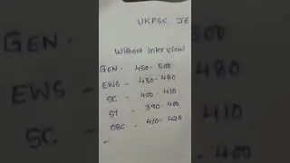 #ukpsc #je 2022#ukpsc_je #students #study #exam #uttarakhand #approximate #ukpsc cuttoff #cuttof