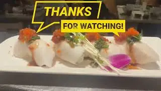 Coconut Sushi with Spicy Daikon & White truffle Sauce