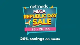 Netmeds Mega Republic Day Sale | Save 26% @ Netmeds!