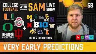 2026 Way-Too-Early Big Ten Predictions | Indiana, Ohio State, Oregon & Miami In-Depth Previews