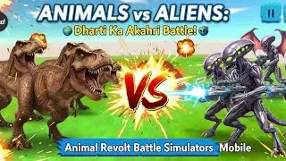 ANIMALS vs ALIENS: Dharti Ka Aakhri Battle! 🌍👽 (Animal Revolt Battle Simulator)
