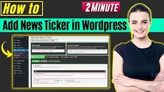 How to add news ticker in wordpress 2026
