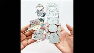 Asian Doll Metal Cutting Die for #papercraft  #Alinacutle&reg; #AlinaCraft #handmadecards