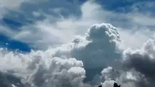 Dramatic time-lapse of cumulus growing