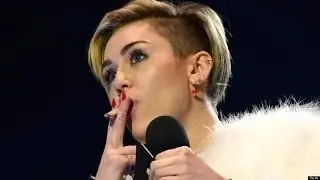 Miley Cyrus Smokes Weed at MTV EMAs