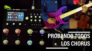 Valeton GP - 200 - Probando Todos los Chorus