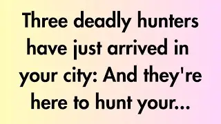 Angels say | Three deadly hunters have just arrived in your... | Angel Message