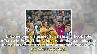Watch: ireland international alan browne sent off for preston north end in bizarre circumstances| s