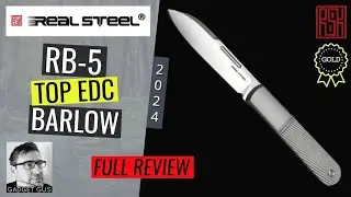 🇵🇱 Real Steel RB-5 Barlow | UNBOXING | Review | UKLegal | EDC | Pocketknifes | Black G10 | Barlow