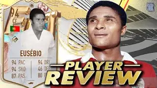 5⭐/5⭐ WF & SM! 94 FUT BIRTHDAY ICON EUSEBIO SBC PLAYER REVIEW! FIFA 23 Ultimate Team