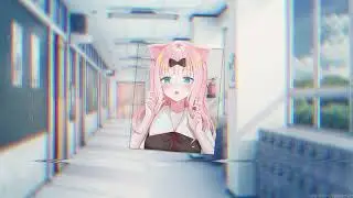 Chika Fujiwara Neko Girl Aesthetic | Kaguya-sama Love Is War | Live Wallpaper Engine QHD