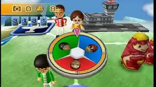 Wii Party Globe trot gameplay (Advanced Mode) Player Henry vs Daisuke vs Ren vs Giovanna