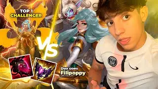CA&Iacute; CONTRA O TOP 1 CHALLENGER NA SOLOQ!! DUO FILIPOPPY