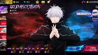 GOJO ASCENSION TOKEN TOWER EVENT FREEFIRE | GOJO BUNDLE UNLOCK | FREEFIRE NEW EVENT TODAY | FF EVENT