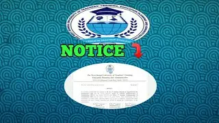 NOTICE -WBUTTEPA