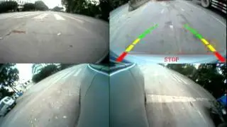 360 Degree All Round View Car around view camera system with car driving monitor