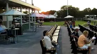 Fans enjoying a beautiful night at Daytona Beach Kennel Club