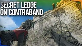 *NEW* HIGH INVISIBLE SECRET LEDGE ON CONTRABAND (CoD: BO4 Glitches)