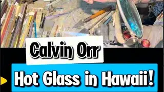 Calvin's Valentine Demo 💕 Hand-Drawn Hearts in Dichroic Glass