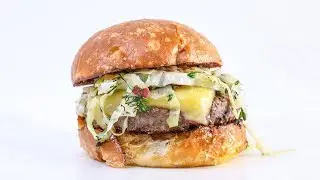 How To Make Irish Burgers with Cheddar and Warm Bacon Slaw By Rachael